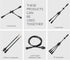 BTF-LIGHTING 4 Pin Electrical Connector 20AWG IP65 Male Female Connector 7.87in/20cm Extension Cable for LED Strip