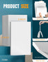 Note Pads 3x5, 6 Pack Small Notepads 3x5 Memo Pads, Small Notebooks 3x5 Scratch Pads, Small Writing Pads of Paper 3x5, White Mini Notepad 3x5 Blank Server Pads, Writing Notes Paper, 50 Sheets/Padad by Zaviko