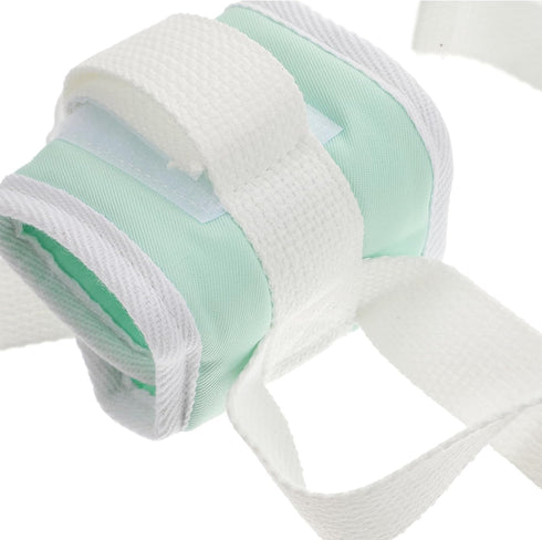 2-Piece Set Adjustable Patient Safety Belt - Soft Arm and Wrist Straps for Home and Hospital Use