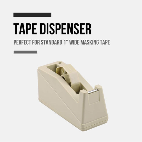 Lichamp Desktop Tape Dispenser Holder with Large 3 inches Core for Masking Tape, Heat Transfer Tape Sublimation, Painters Tape, Freezer Tape and Kitchen Tape by Lichamp