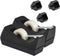 Desktop Tape Dispenser 2-Pack with Non-Skid Base & 3 Extra Replacement Cores - Perfect for Home, Office, School