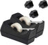 Desktop Tape Dispenser 2-Pack with Non-Skid Base & 3 Extra Replacement Cores - Perfect for Home, Office, School