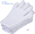 12 Pairs White Cotton Gloves 7.5" Medium Size,CST, film, coins, CD/DVD, Handling Gloves