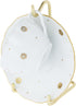 Bard's Demi-tasse Gold-toned Cup and Saucer Stand, 5.5" H x 2.75" W x 3.25" D