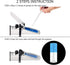 VGVGV 0~80% Brix Refractometer, Hand Held Refractometer Alcohol Alcoholometer V/V Liquor Detector Concentration Spirits