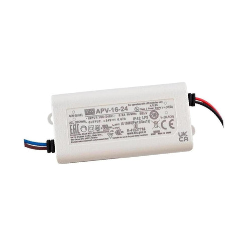 DynMach APV-16-24 24V 0.67A 16.08W Smart Home Power Supply - Compact, Efficient - Ideal for LED Lighting & Automation