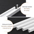KGUDYS 4-Piece Hardware,90mm/3.5in Finger Edge Pull Handles,Kitchen Cabinet Handles,Aluminium Furniture