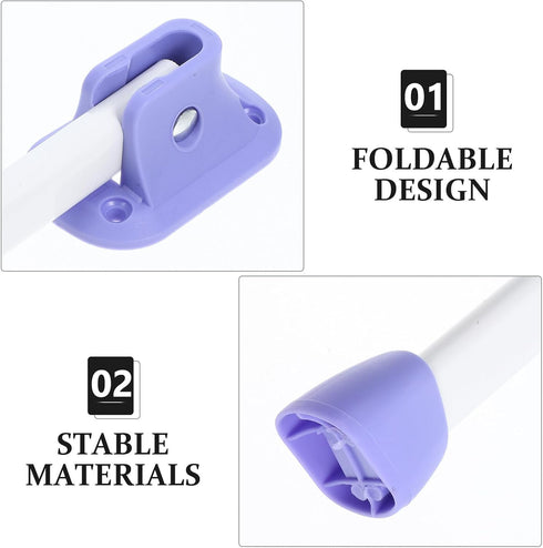 4pcs 33cm Homoyoyo Foldable Table Legs for Furniture Adjustable Desk and Side Table Legs with Metal Folding Design