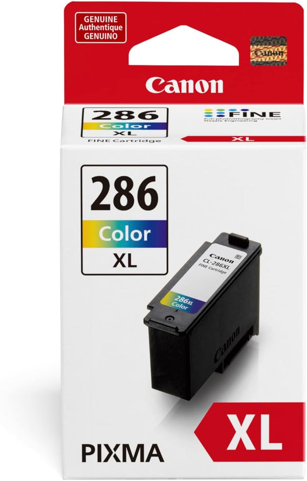 Canon CL-286 XL Genuine Color Ink Cartridge, Compatible with TR7820, TS7720/7722