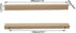 4PCS Closet 256mm/10''Hole Wooden Pull Handle, Solid Wood Dresser Wardrobe Door Pull,Cupboard Cabinet Bedside Table