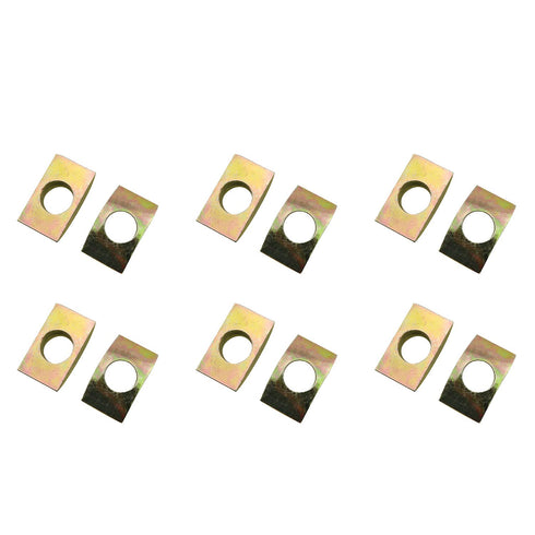 12pcs M10 Half Moon Nuts Washer Spacer 27x16mm for Furniture Hardware Accessories