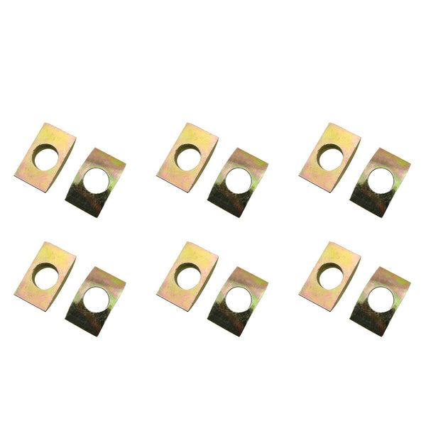 12pcs M10 Half Moon Nuts Washer Spacer 27x16mm for Furniture Hardware Accessories
