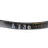 uxcell A136 Wrapped Rubber Belt: A-Section V Belt 138" Outside Circumference x 0.51" Width for Industrial Power