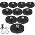 DIYMAG 10Pack Rubber Coated Anti-Scratch Mounting Magnets, 30LBS Neodymium Magnet Based with
