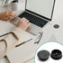 5Pcs 2-3/8" / 60mm Computer Desk Grommet, Plastic Round Hole Wire Cover Organizer, Black