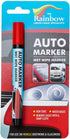 Window Markers for Glass, Washable Car Window Paint Pen - Auto Marker, Red Fine Tip, Dry Erase Liquid Chalk