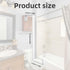 TOYMIS 1pcs Closets, Potty Seat Hook, Z Shaped Door Hangers No Drill Multifunctional Over The Door Hooks for Hanging