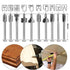 HSS Router Dremel Bits Set, 1/8"(3mm) Shank for Power Rotary Tools, DIY Woodworking Accessories