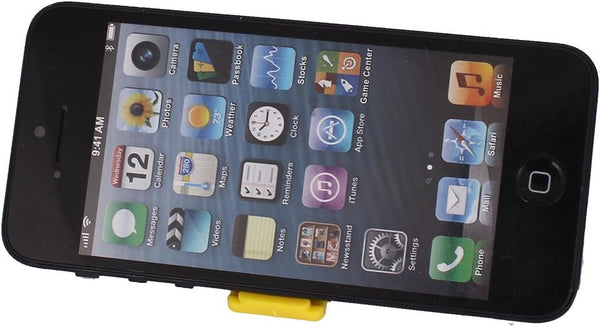 Ruilogod Desktop Foldable Chair Mobile Phone Holder Stand Bracket 5pcs Yellow