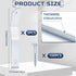 Lanties 103 Set 100 3 Pcs T-Screw Wrench Include T-Head Screw and Security Hardened Security Picture Hanger Wrenches
