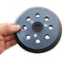 MDXing 5 inch 8 1.26inch Orbital Sander Replacement Pad dust Holes Three Screw Holes Spaced Throwing Disc Sticky Tray
