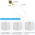 PATIKIL 25 25mm 1 Set x Lamp Finials Caps Knob, Solid Brass Lamp Shade Top Decoration Screw Cap Nuts with Brass
