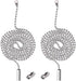 Kangnice Ceiling Fan Pull Chain 2 Pack 3.3 Feet Metal Ceiling Fan Pull