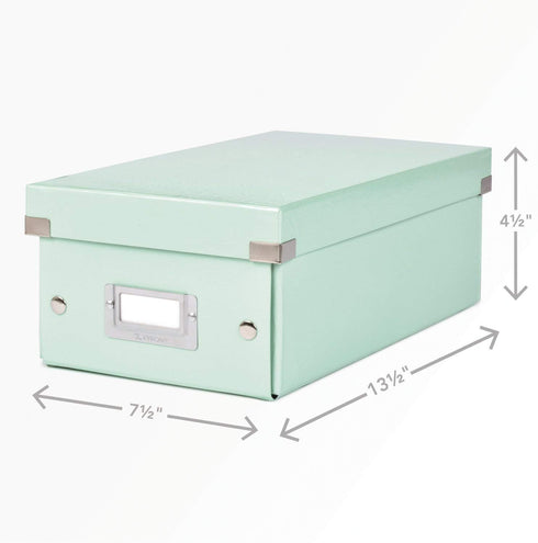 Xyron Click N Store Craft Storage Boxes, Small, 7-1/2" x 13-1/2" x 4-1/2", Mint (627113)