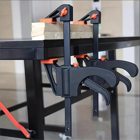 SIILTVOD 1/2Pcs Set Gadgets(4PCS) Clamp Fixed Type Quick Ratchet Release Speed Extruded Nylon Work Bar Kit Spreader