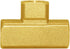 Joywayus Brass Pipe Fitting Barstock Tee, 3 Way 1/4" NPT Female Hose Fitting, Pack of 2