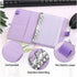 YCMGBH A6 Set,with PU Leather Budget Binder Notebook Cash Envelopes System Binder Pockets for Money Budget Saving Bill