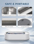 45kHz 14.88oz Ultrasonic Jewelry Cleaner, Professional Ultrasonic Eyeglass Cleaner Machine with Stainless Steel Tank