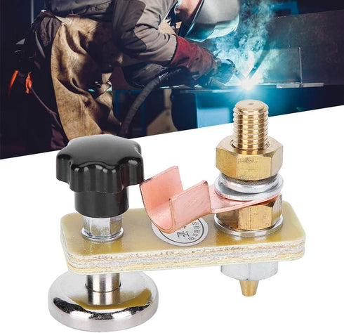 Welding Magnetic Single Head, Soldering Grounding Connector Tool, Thickened Insulation Board