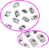 Socell 180Pcs 2020 Series T Nuts, M3 M4 M5 T Slot Nut Hammer Head Fastener Kit, Nickel Plated