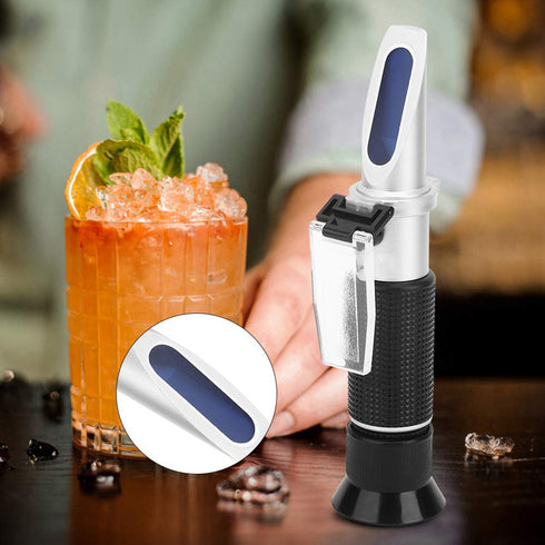 0 20% Honey Refractometer for Honey to Sugar Test Range with ATC for Most Liquid Sugar Tests