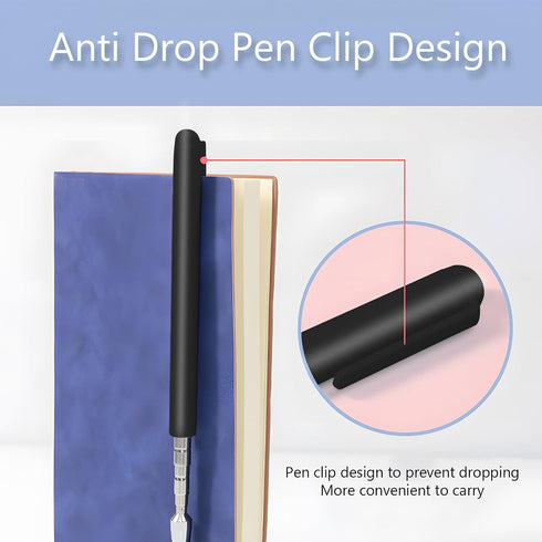 LYMXsd Universal Telescopic Stylus Pen for Touch Screens, Retractable Pointer Stick Stylus with Special Flocking Tip
