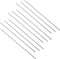 Auniwaig Round Steel Rod, HSS Solid Lathe Bar Stock Tool 1.5mm x 100mm, 10pcs for Miniature Axle, DIY Craft