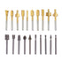 HSS Router Carbide Engraving Bits, 1/8"(3mm) Shank Router Bit Set for DIY Woodworking and Carving