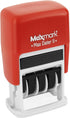 MaxMark Self-Inking Rubber Date Office Stamp with Posted Phrase & Date - RED Ink (Max Dater II), 12-Year Band