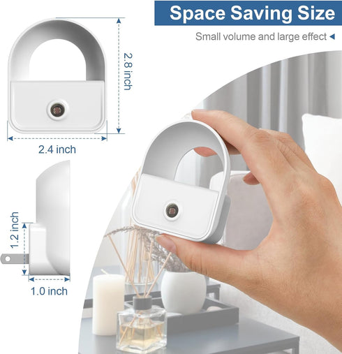 YRWXZYO 6 Pack, LED Night Light Plug into Wall, Nightlights with Smart Dusk toDawn Sensor, Night Light Suitable