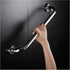 XXSLY 80cm Grab Bars Handrail Support Black Handrail- Wall Mount Stainless Steel Rustproof Toilet Shower Safety