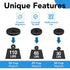 LOVIMAG Strong Magnets, 12Pcs Heavy Duty Neodymium Cup Magnets with Countersunk Hole and Screw for Wall Mounting
