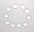 10pcs 10MM 1W 3W x LED Optical Lens Smooth Convex Lens for LED Lens