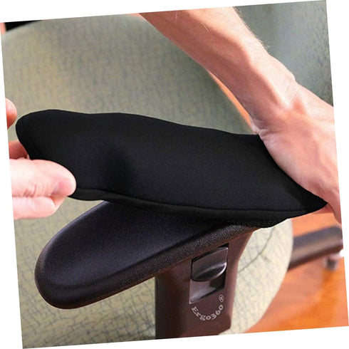 KALLORY Armrest Covers for Chairs, 1 Pair Neoprene Chair Arm Rest Pad for Office Chair Accessories