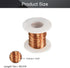 Fielect 0.55mm Inner Dia Magnet Wire Enameled Copper Wire Winding Coil 49.2Ft Length QA-1-155 Model Widely Used for A Variety of Motors by Fielect