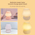 Dimmable BestAlice Mushroom Lamp, Glass Mushroom Night Light USB Rechargeable Remote Control Three Colors Small Bedside