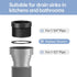 2 Packs Expandable Flexible P-Trap Pipe Kit (1 1/2" or 1 1/4") for Kitchen Sink Drainage Solution