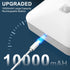 Closet 500LM 5000K WhitePoplar Rechargeable Motion Sensor Light, Rechargeable Battery Operated Ceiling Light Wireless
