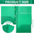 Cholemy 36 Pcs Plastic Pocket Folders, Letter Size, 2 Heavy Duty Pockets, Bulk File Folders with Fasteners