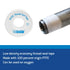 Gasoila 1901C Virgin PTFE Low Density Thread Seal Tape, 1/2" Width, 260" Length